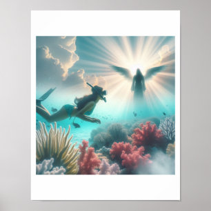 Póster Bucear en el paraíso