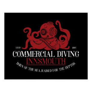 Póster Buceo comercial Innsmouth