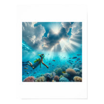 Buceo en un hermoso arrecife