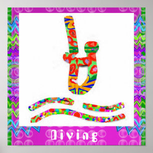 Póster Buceo - Hobby, Ejercicio, Deportes