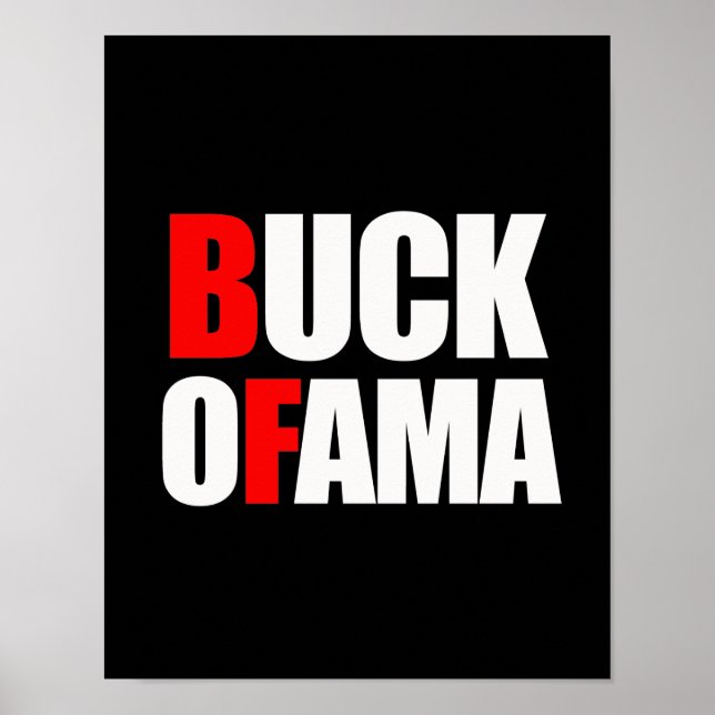 PÓSTER BUCK OFAMA (Frente)