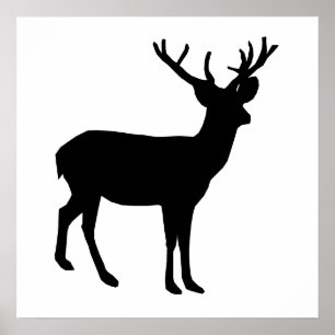 Póster Buck Silhouette