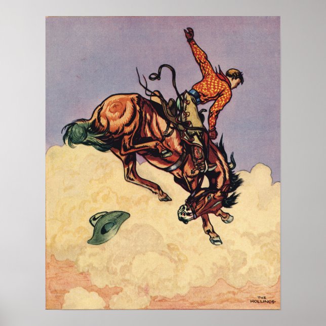 Póster Bucking Bronco (Frente)