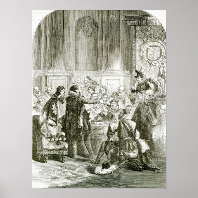 Póster Buckingham before the Council (Frente)