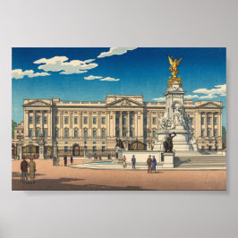 Póster Buckingham Palace Japanese Woodblock Print