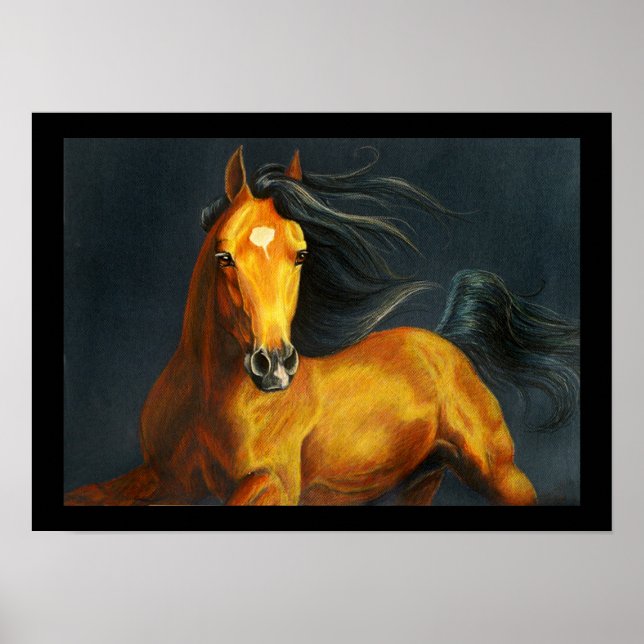 Póster Buckskin Horse (Frente)