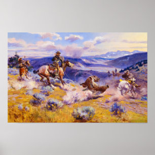 Póster Bucles y caballos Swift son más seguros que plomo