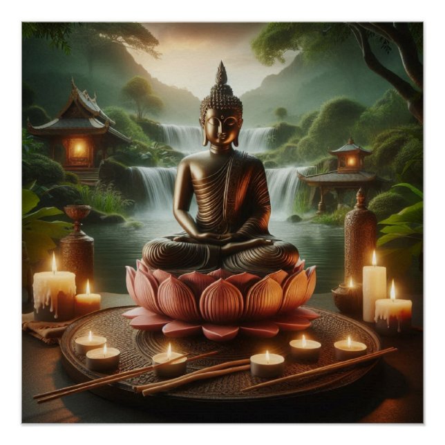Póster Buda (Anverso)