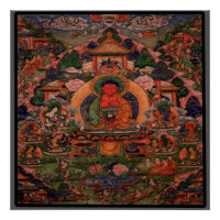 Buda Amitabha en su pura tierra de Suvakti