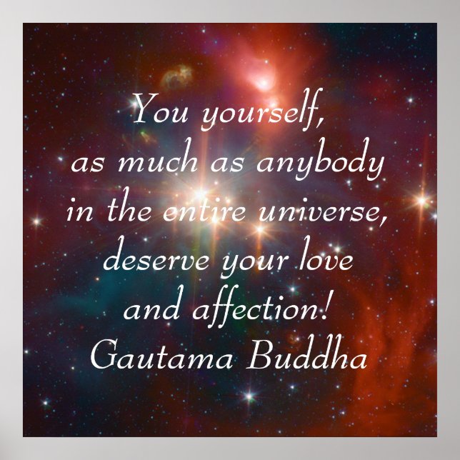 Póster Buda Amor y afecto (Frente)