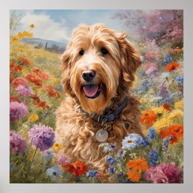 Póster Buda de la Blossom: El paraíso floral de Goldendoo (Frente)