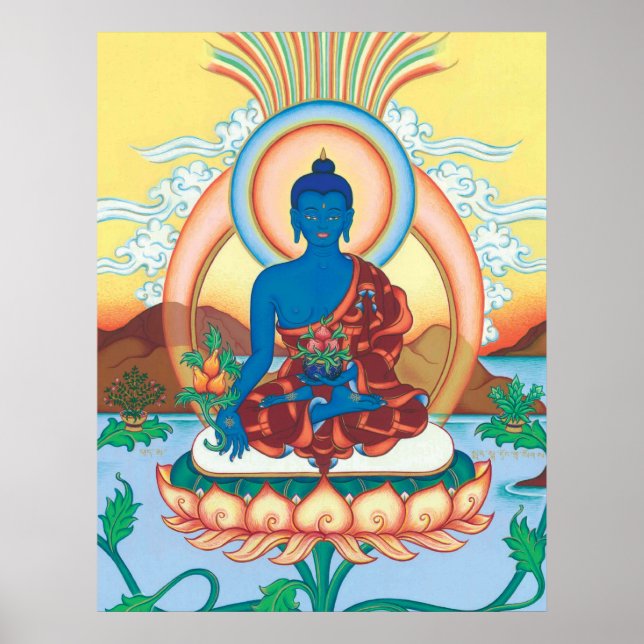 Póster Buda de Medicina poster - a partir de $14.25 (Frente)