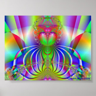 Póster Buda de muchos colores