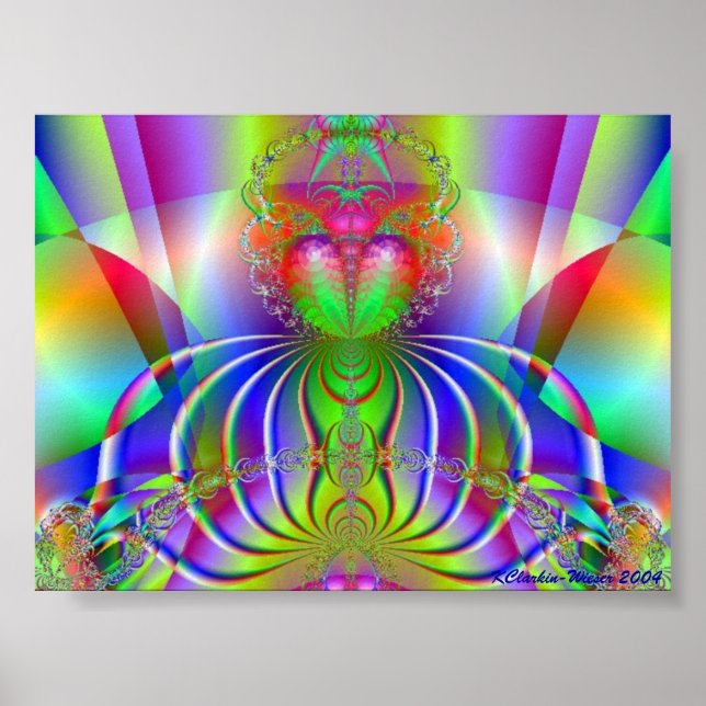 Póster Buda de muchos colores (Frente)