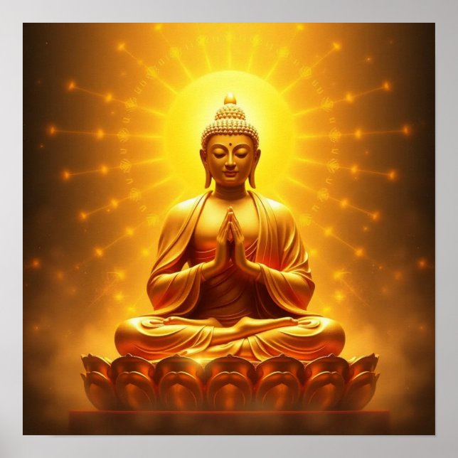 Póster Buda de oro (Frente)