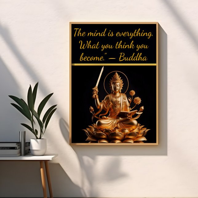 Póster Buda de oro en el trono del loto (Subido por el creador)