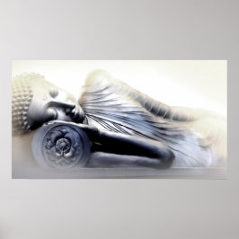 Póster Buda durmiente III