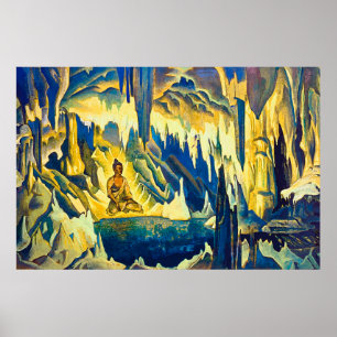 Póster Buda, el conquistador de Nicholas Roerich