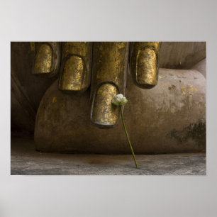 Póster Buda en Wat Si Chum.