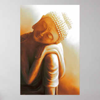 Póster Buda II en reposo