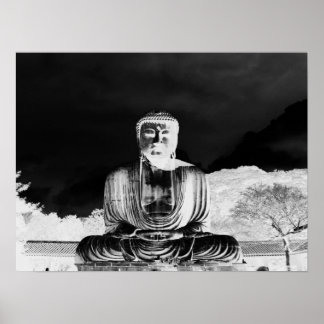 Póster Buda invertido