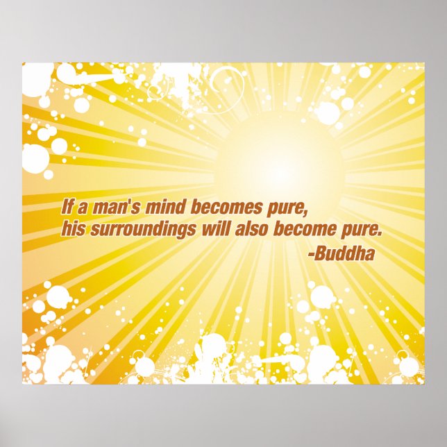 Póster Buda puro (Frente)