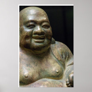 Póster Buda riéndose