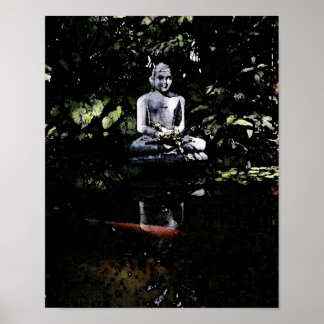 Póster Buda sonriente y Poster Koi
