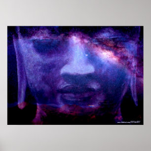 Póster Buda versos de uni