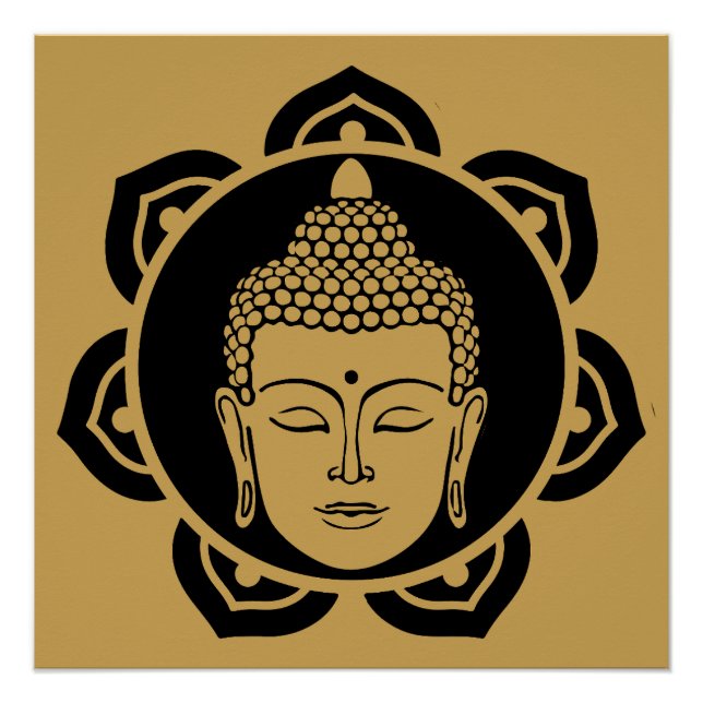 Póster Buda Vesak Buda Buda Purnima Día del Buda (Anverso)