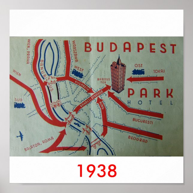 Póster Budapest (Frente)