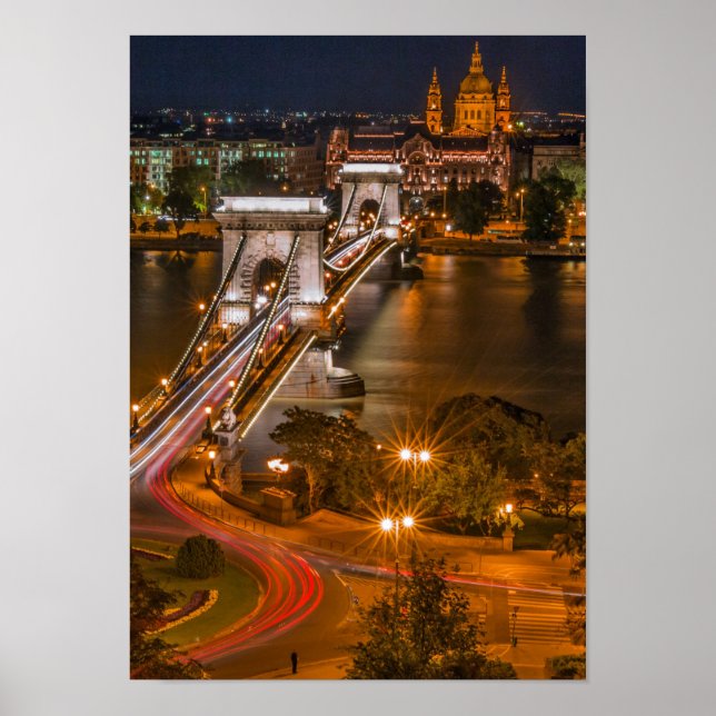 Póster Budapest, capital de Hungría (Frente)