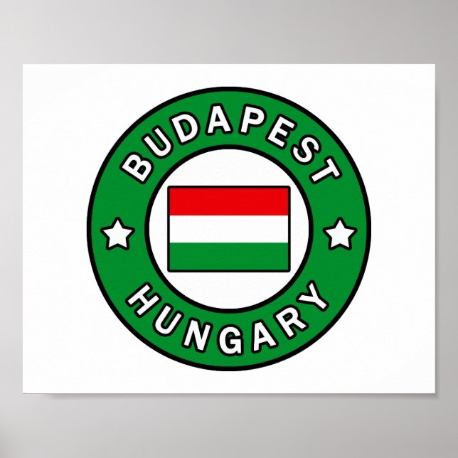 Póster Budapest Hungría (Frente)