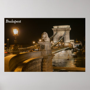 Póster Budapest, Hungría
