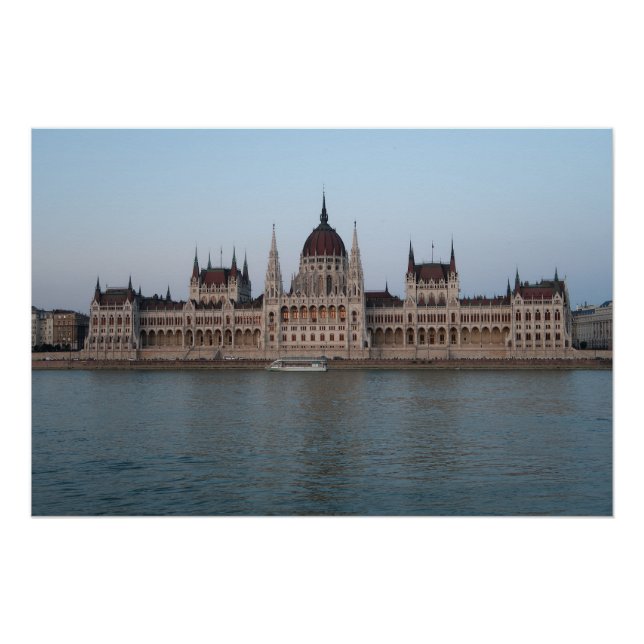 Póster Budapest Hungría (Anverso)