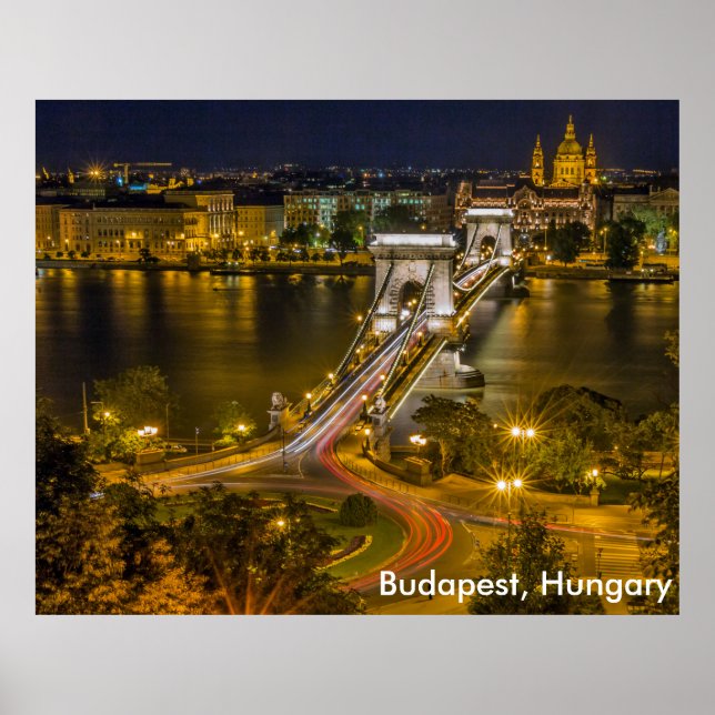 Póster Budapest, Hungría (Frente)