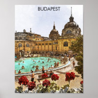 Budapest Hungría Baños termales Széchenyi