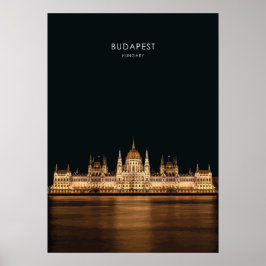 Póster Budapest, Hungría Viajes Artísticos