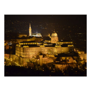 Póster Budapest, Royal Palace (castillo de Buda) en la