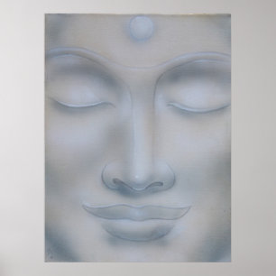Póster buddah face meditation