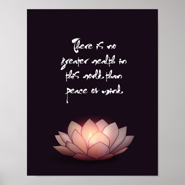 Póster Buddha cita sobre la vida (Frente)