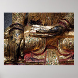 Póster Buddha Earth Tocando Mudra