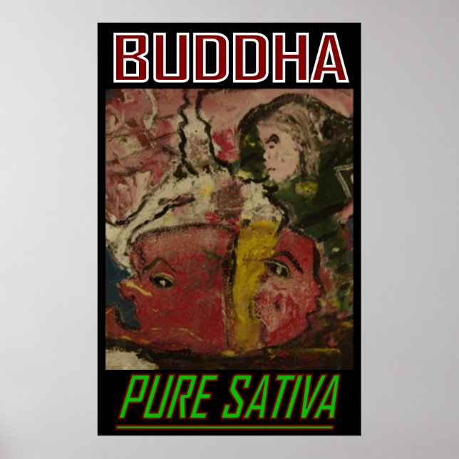 PÓSTER BUDDHA PURE SATIVA (Frente)