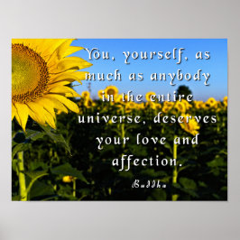 Póster Buddha Quote