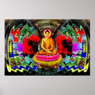 Póster Buddha Swirl - Poster