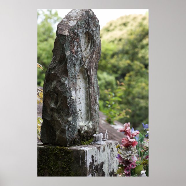Póster Buddhist Memorial Stone (Frente)