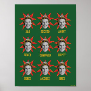 Póster Buddy the Elf   Emociones