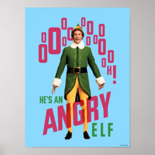 Póster Buddy the Elf Es un elfo enojado