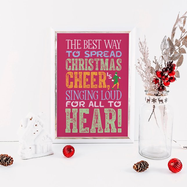 Póster Buddy the Elf | Navidades Cheque (Subido por el creador)