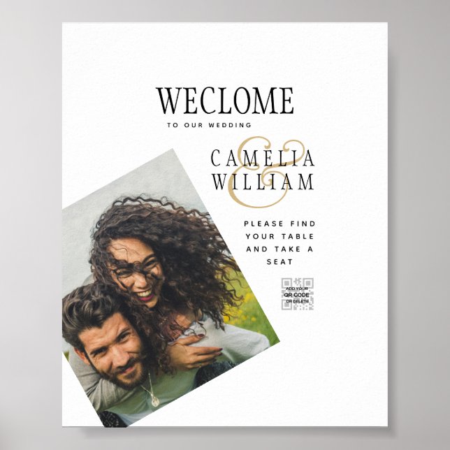 Póster BUDGET Printed OR Digital Download Wedding INVITE (Frente)